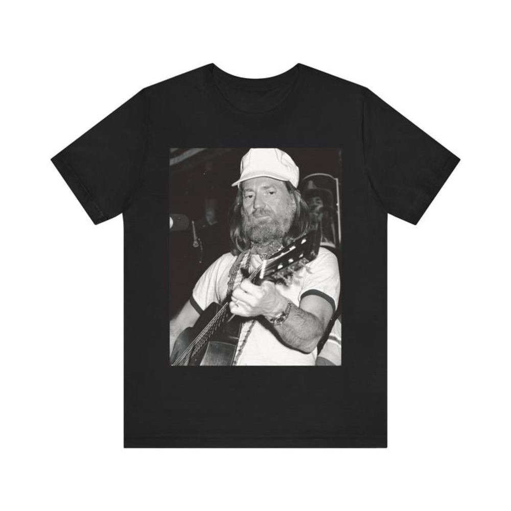 Willie Nelson Retro Photo T Shirt